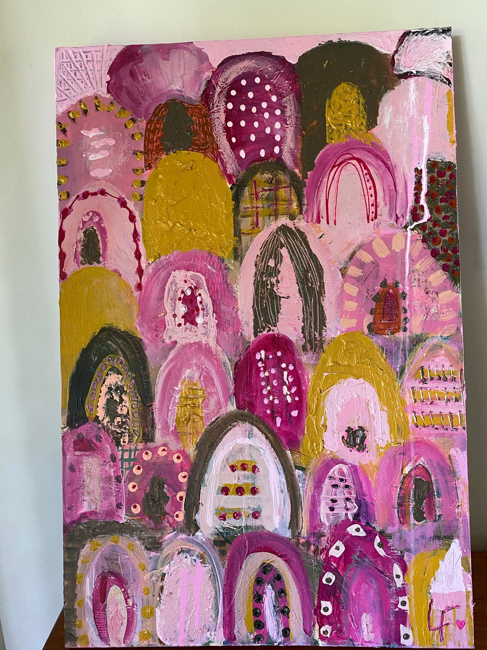 Magenta and Mustard