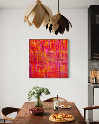 Crimson Tartan - Framed