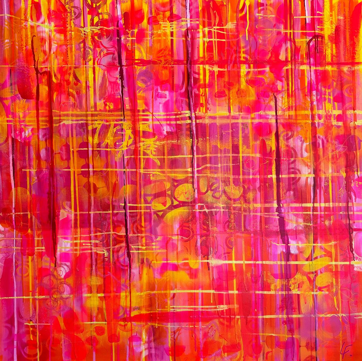 Crimson Tartan - Framed