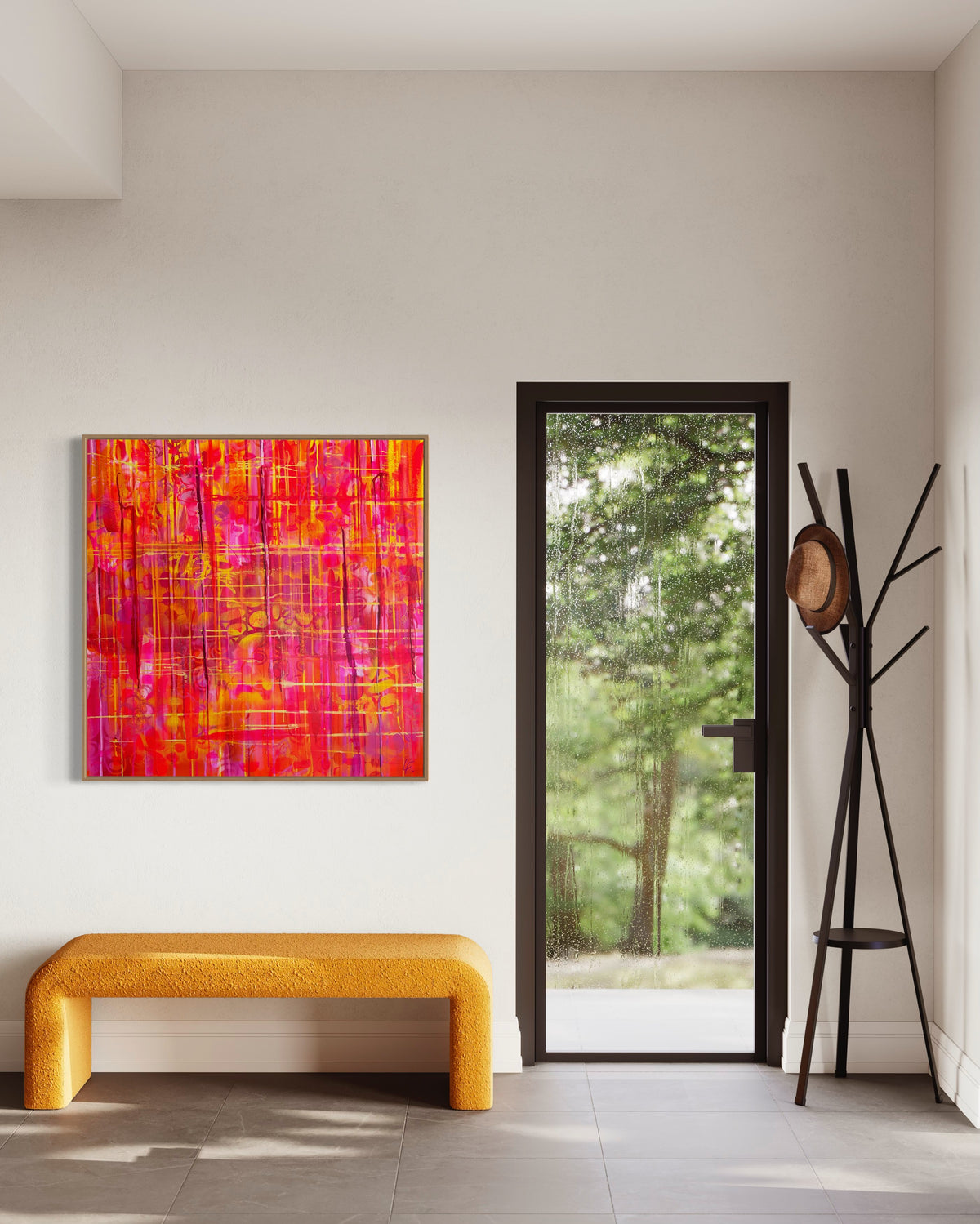 Crimson Tartan - Framed
