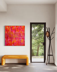 Crimson Tartan - Framed