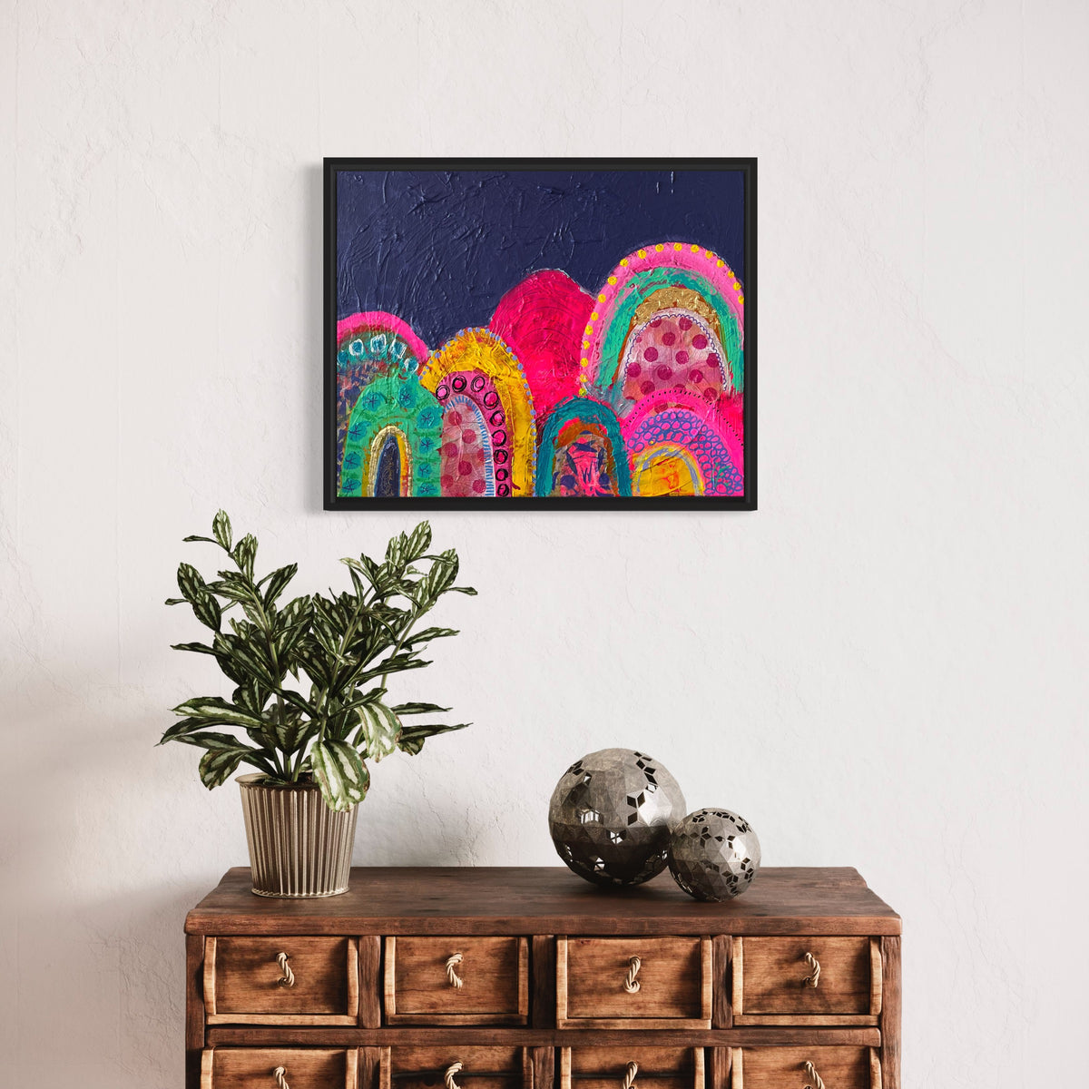 Gelato Glow - Framed (Sold)