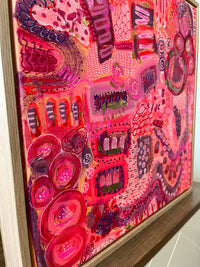 It’s a Pink and Gold Gala Affair - Framed (Sold)