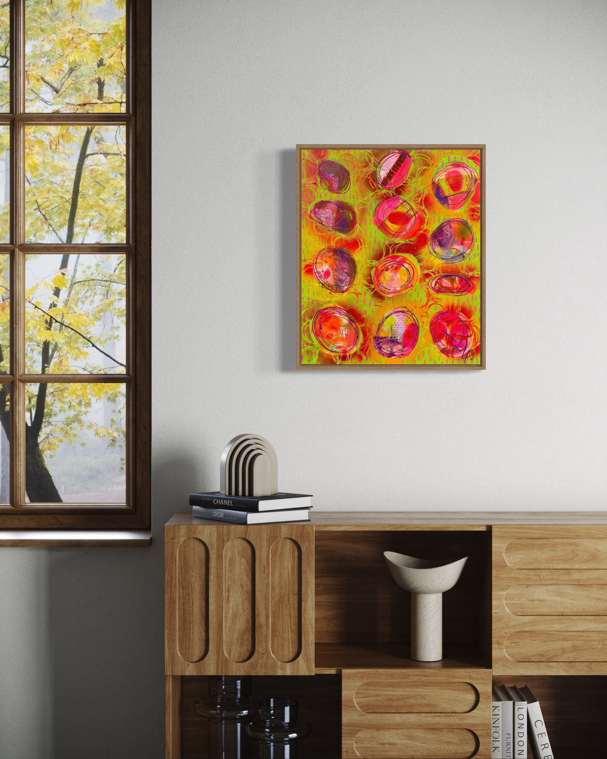 Chaos Comes and Goes - Framed (Sold)