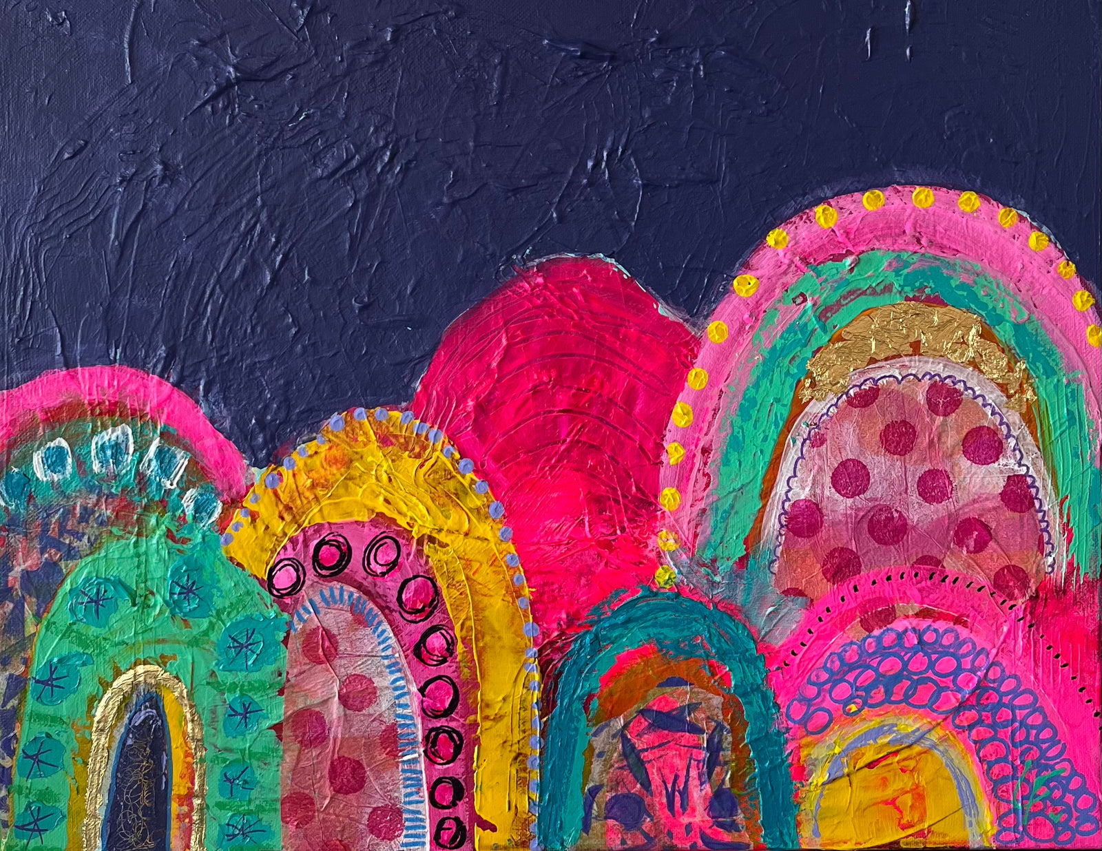 Gelato Glow - Framed (Sold)
