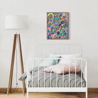 Deconstructed Rainbows - Framed (Sold)