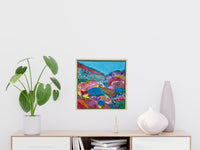 Blue Pools -Framed