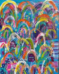 Deconstructed Rainbows - Framed (Sold)