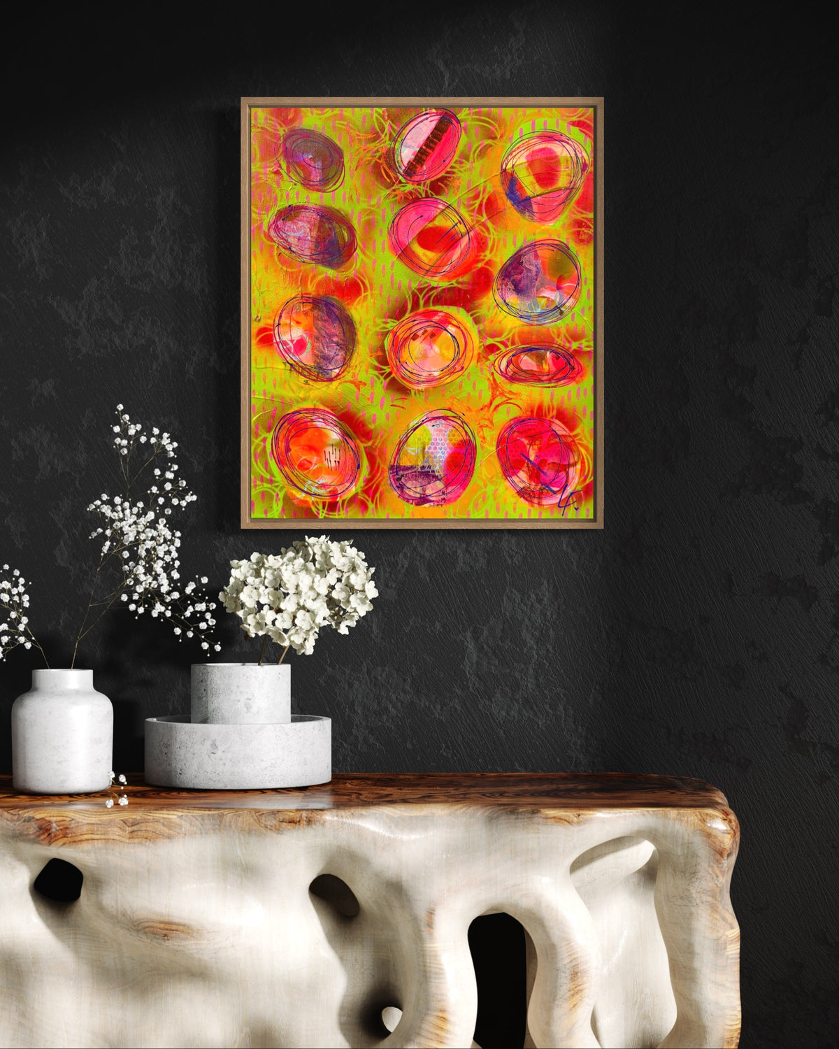 Chaos Comes and Goes - Framed (Sold)