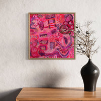 It’s a Pink and Gold Gala Affair - Framed (Sold)