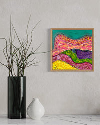 Rolling Seas- Framed