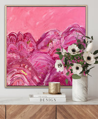 Magenta Rush - Framed