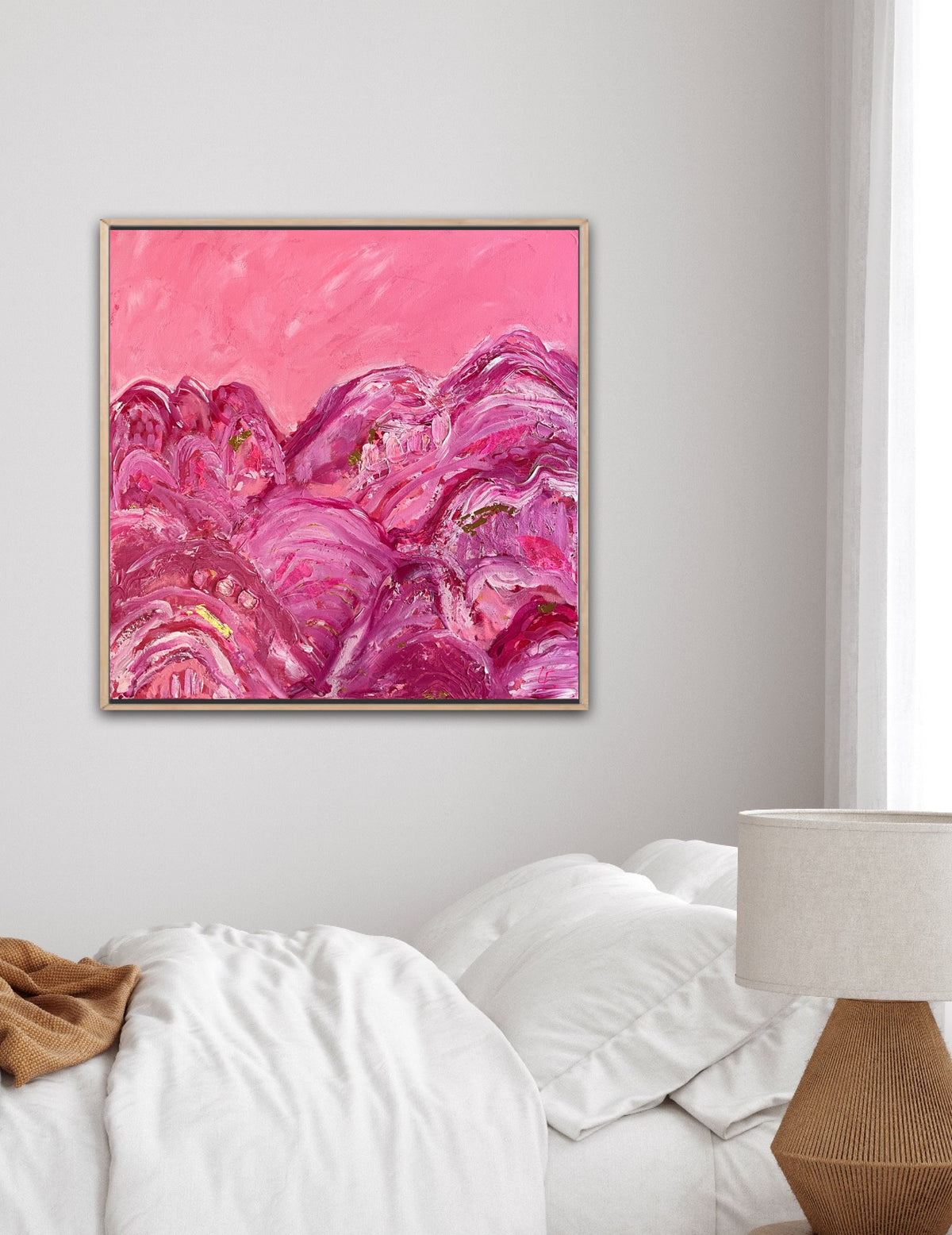 Magenta Rush - Framed
