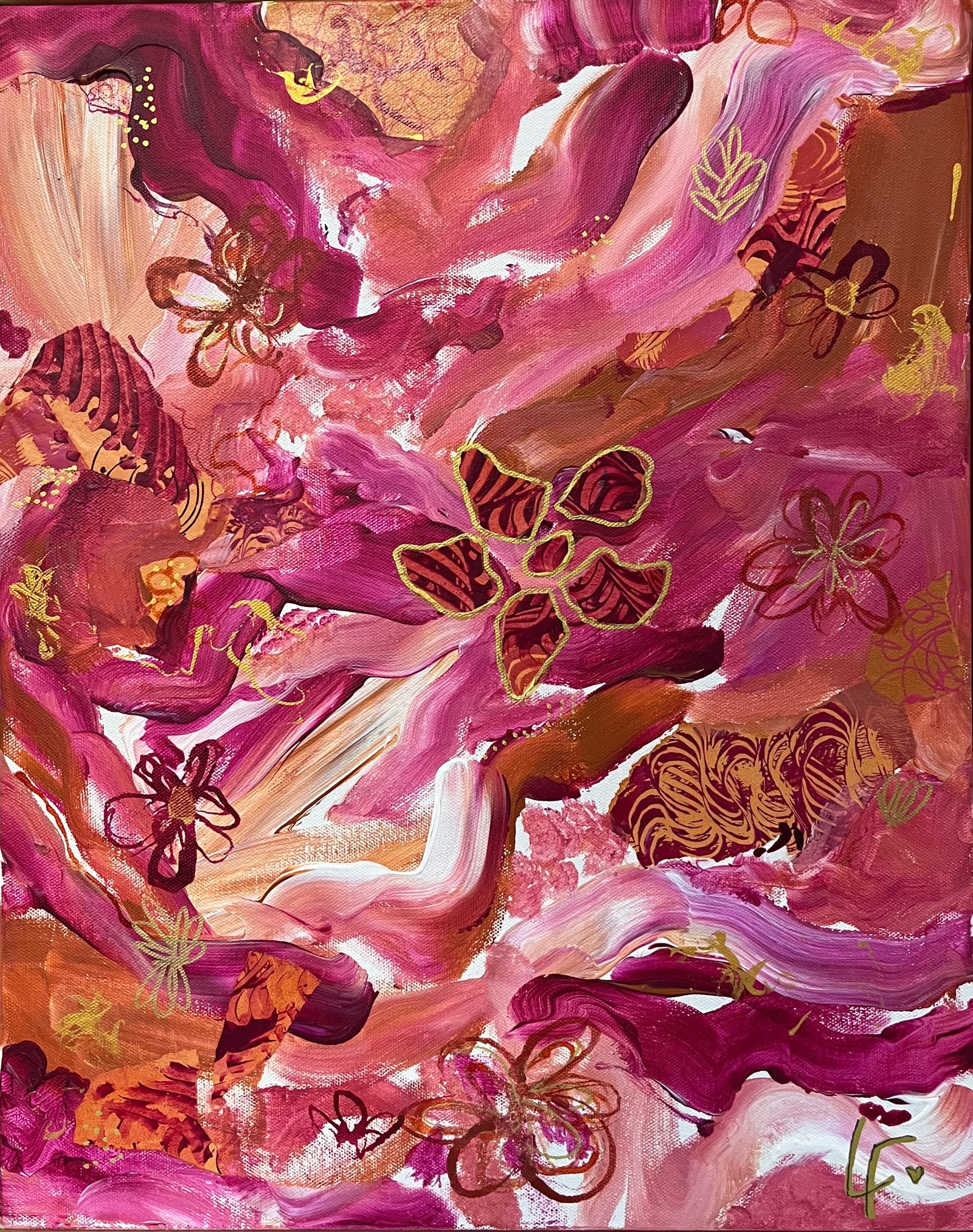 For The Love of Magenta- sold