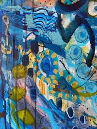 Curacao and Lime on the Rocks (Sold)