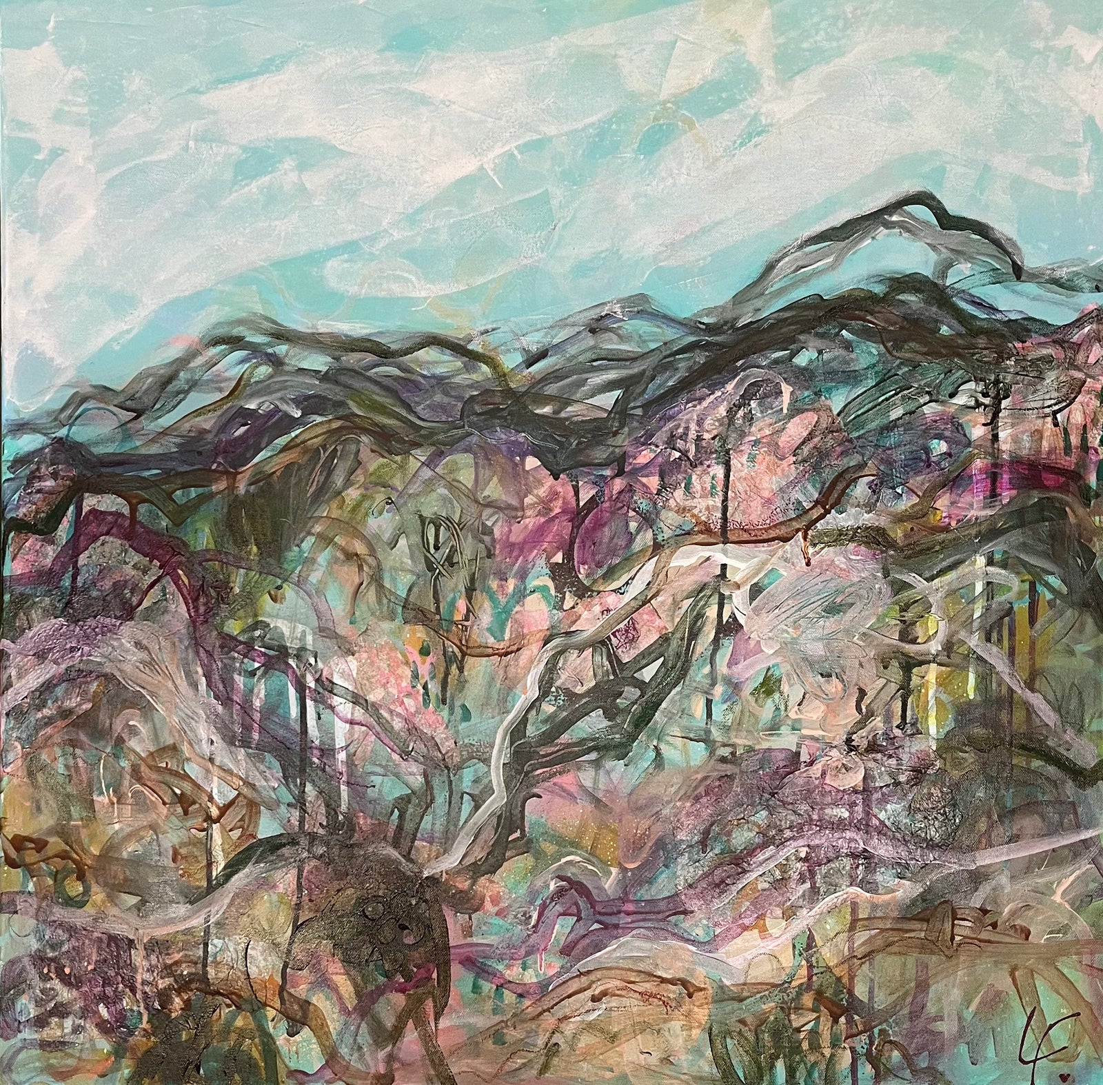 Over The Tree Tops- Framed